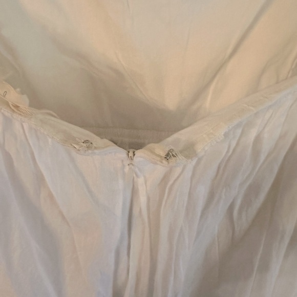 Anthropologie Forever That Girl Mini Dress Size XL White Spaghetti Straps Flowy - Picture 7 of 15